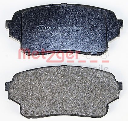 METZGER 1170669 Bremsbelagsatz, Scheibenbremse